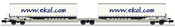 Twin car Sdggmrs AAE + 2 trailers EKOL Logistic – Era V-VI